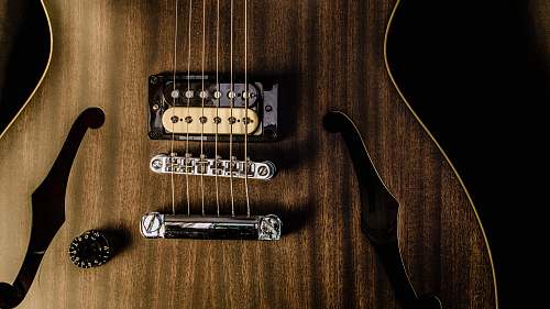 electric guitar brown jazz guitar guitar